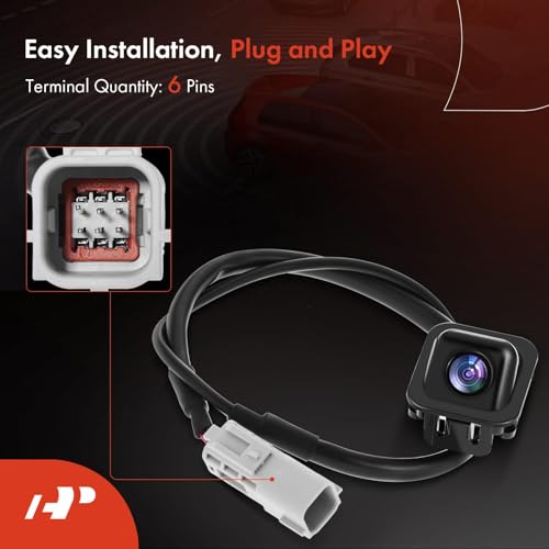 Image of A-Premium Rear View Backup Camera Compatible with Cadillac | Parking Camera for 2013 2014 2015 XTS