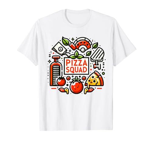 Équipement à pizza pour les amateurs de pizza, cuisine italienne | Pizza T-Shirt