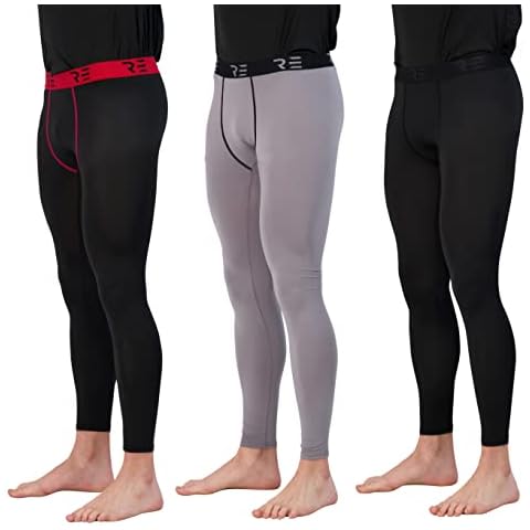 3 Pack: Men's Active Compression Pants Cover