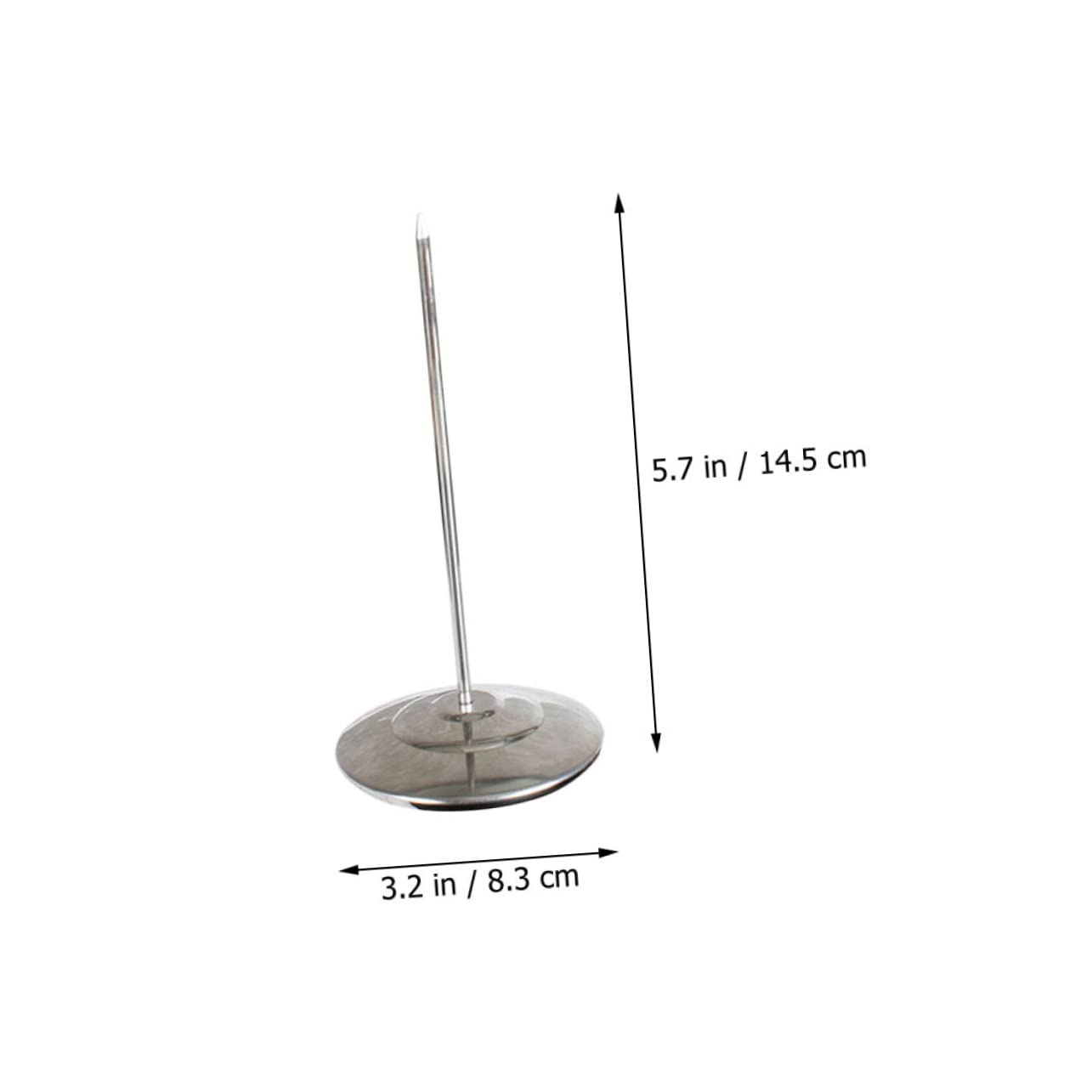 LIFKOME Stainless Steel Menu Holder Spike Bill Fork for Receipts and Invoices Corrosive Check Spike Stand for Restaurant Kitchen Office Use Decorative and Practical