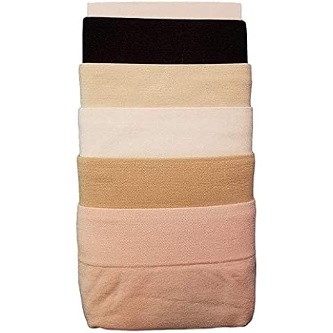 Carole Hochman Ladies' Seamless Brief, 5-Pack, Variety, Black White Pink, XL Cover