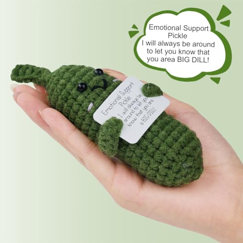 Miniatura 5 de Aolso Divertido Pepino Positivo,Muñecas De Punto,Muñeco De Patata De Punto Muñeco De Pepino De Lana De Punto Con Tarjeta Para Decoraciones De Fiestas De Cumpleaños,Mini Muñecas De Punto Creativas