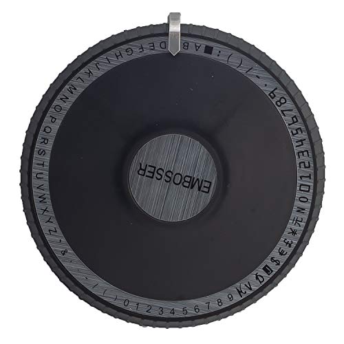 Embossing Machine 72 Character PVC Card Embosser Machine Credit Card Magnetic Embossing Laser Engraved Dial Stamping Machine Printer for Gift Card, PVC Card, Bank Card, Letter of Credit, VIP Card - Thumbnail 5