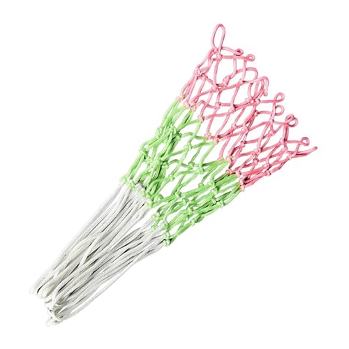 Kangnice All Weather Thick Meshes Bag for Basketball Hoop Braiding Basketball Net Basketball Net Replacement Netballs Net Basketball