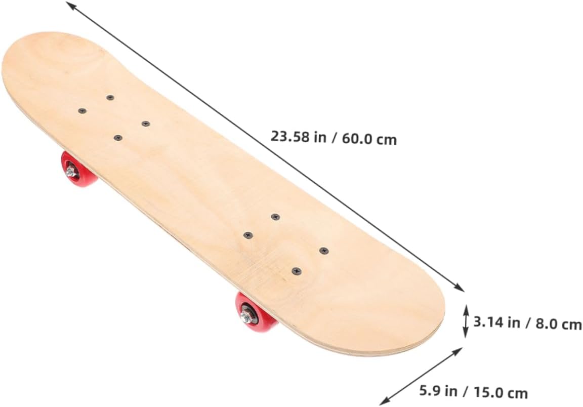 Xmas DIY Graffiti Skateboard Unfinished Wooden Board for Boys and Girls