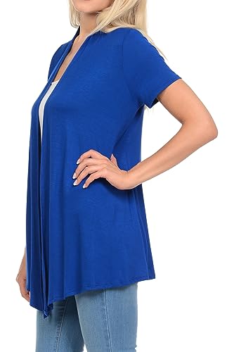 Pastel by Vivienne Women's Short Sleeve Open Front Vest2