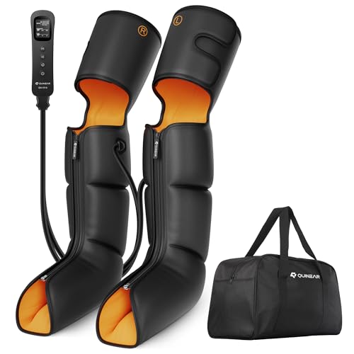 Image of QUINEAR Leg Massager with Compression, 3-in-1 Foot Calf & Thigh Massager and Compression Therapy with Timer, Leg Massage Boots for Circulation and Pain Swelling Edema Relief, FSA-HSA Eligible
