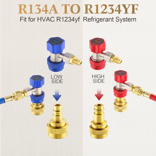 Kit Adaptadores R134a a R1234yf para Aire Acondicionado de Auto miniatura 5