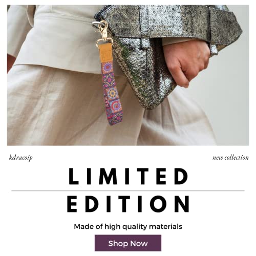 Keychain Wristlet, Wrist Lanyards For Keys, Wallet, Key Chains For Men And Women - Unique Patterns, Ultra Soft, Durable Polyester #TOP5
