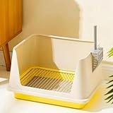 犬用トイレ犬用トイレ犬トレイメッシュ犬猫用便座用トレイいたずら防止壁掛け飛沫防止取り付け簡単掃除簡単トレーニング小型犬中型犬滑り止め (A) [並行輸入品]
