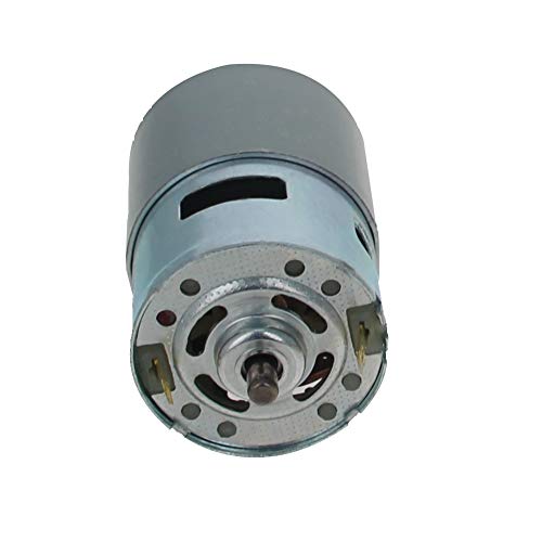 Image of Fielect DC Motor 24V 12000RPM 0.5A Micro Motor Mini Motor Electric Motor Round Shaft for RC Boat Toys Model DIY Hobby, 775 Type, 1Pcs