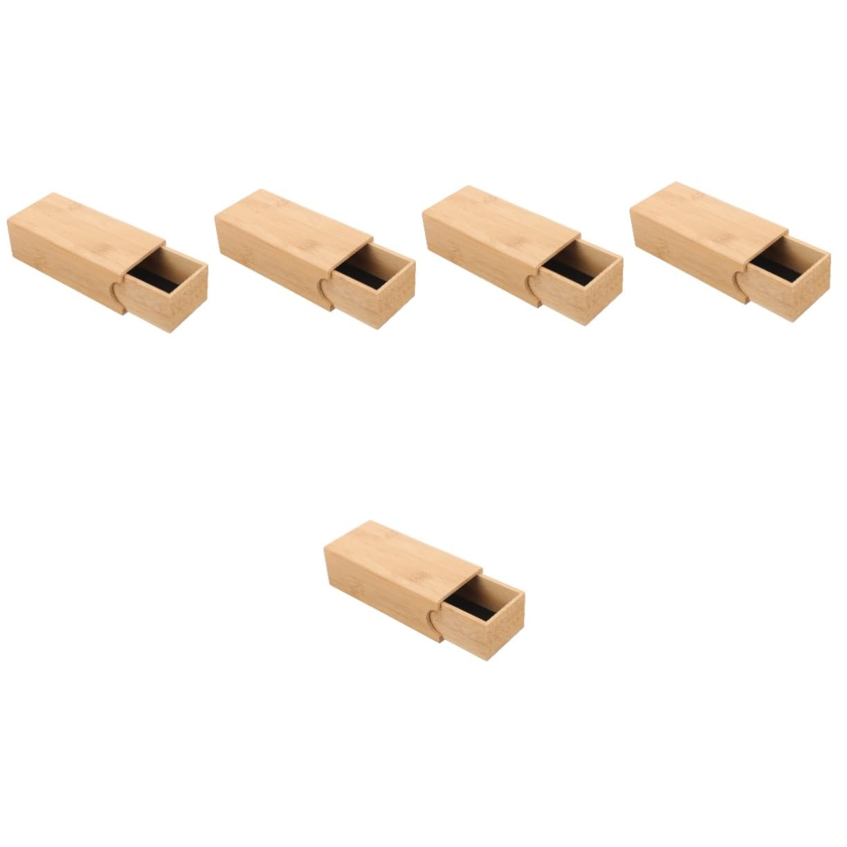 BESTYASH Custodia per occhiali in bambù e legno Occhiali da sole In piedi catena portaocchiali retrò portaocchiali vintage custodia rigida per occhiali da donna astuccio per occhiali