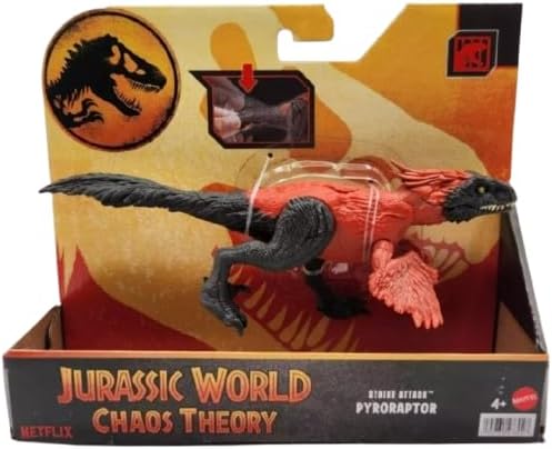 Jurassic World Chaos Theory Strike Attack Pyroraptor Dinosaur Action Figure