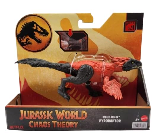 Jurassic World Chaos Theory Strike Attack Pyroraptor Dinosaur Action Figure