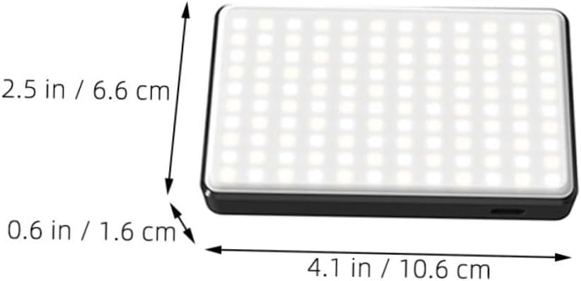 1set Portable Dimmable Led Phone Light for Video Conferencing Clip RGB Fill Light for Laptops and Smartphones Angle and Rechargeable Battery