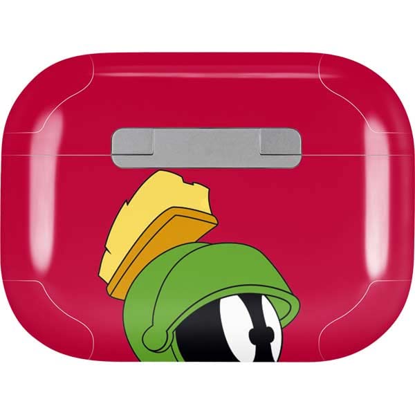 Skinit Decal Audio Skin Compatible with AirPods Pro 2nd Gen - Officially Licensed Looney Tunes Marvin The Martian Zoomed in Design