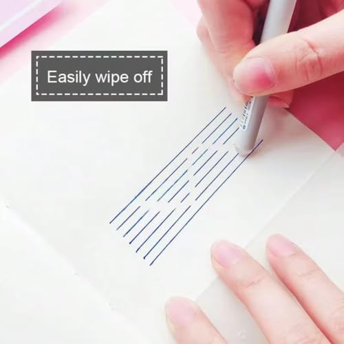 Image of 4 in 1 Erasable Blue Gel Pens with Back Eraser Tip | Plastic Body Smooth Writing Pens for School Office Students and Kids | Fun Character Design