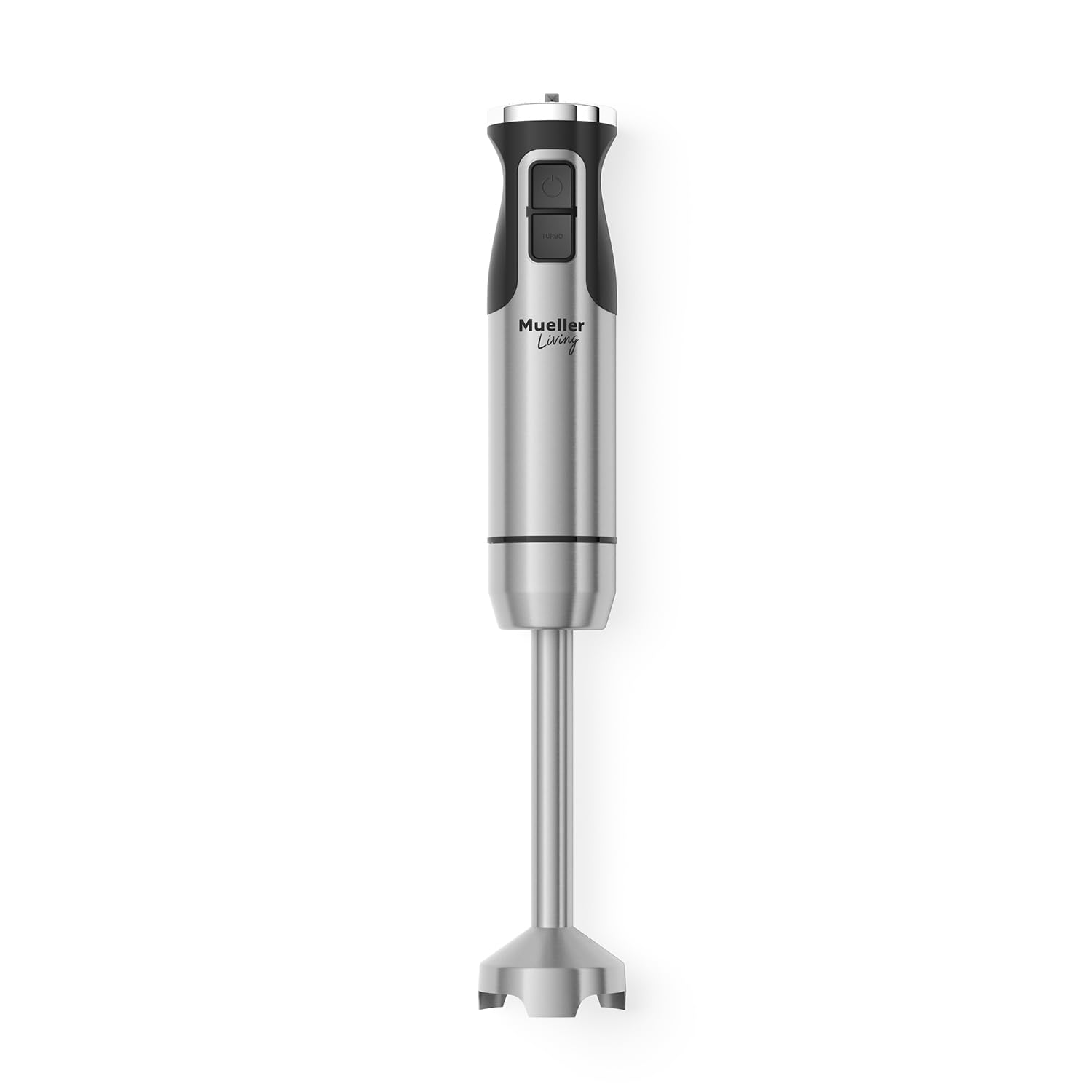 Mueller Immersion Blender Handheld - 8 Speed Stainless Steel Electric Hand Blender, Emulsion Blender Stick Kitchen Gadget with Turbo Mode