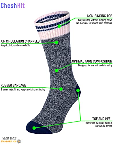 Men’s Cozy Cabin Wool Crew Socks4