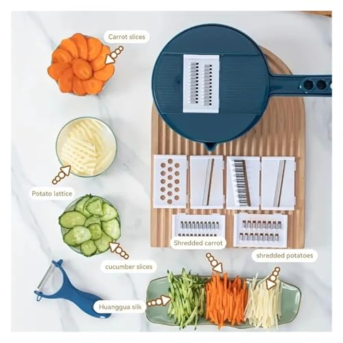 Cortadora Manual Multiusos 9 en 1 para Verduras miniatura 4