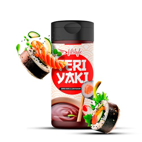 Salsa Teriyaki 0% FITstyle 280ml | Sin azúcar y sin grasas | Textura espesa y sabor intenso | Apto para dietas