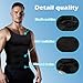 Mens Compression Shirt Slimming Body Shaper Vest Workout Tank Tops Abs Abdomen Undershirts Black