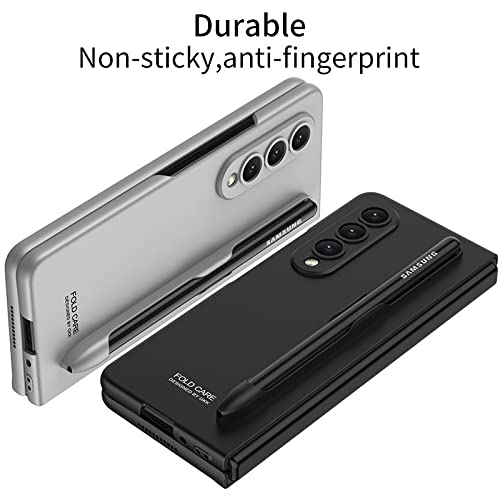 Coque Galaxy Z Fold 4 fine mate anti-rayures or qui intègre le stylet S Pen - 5