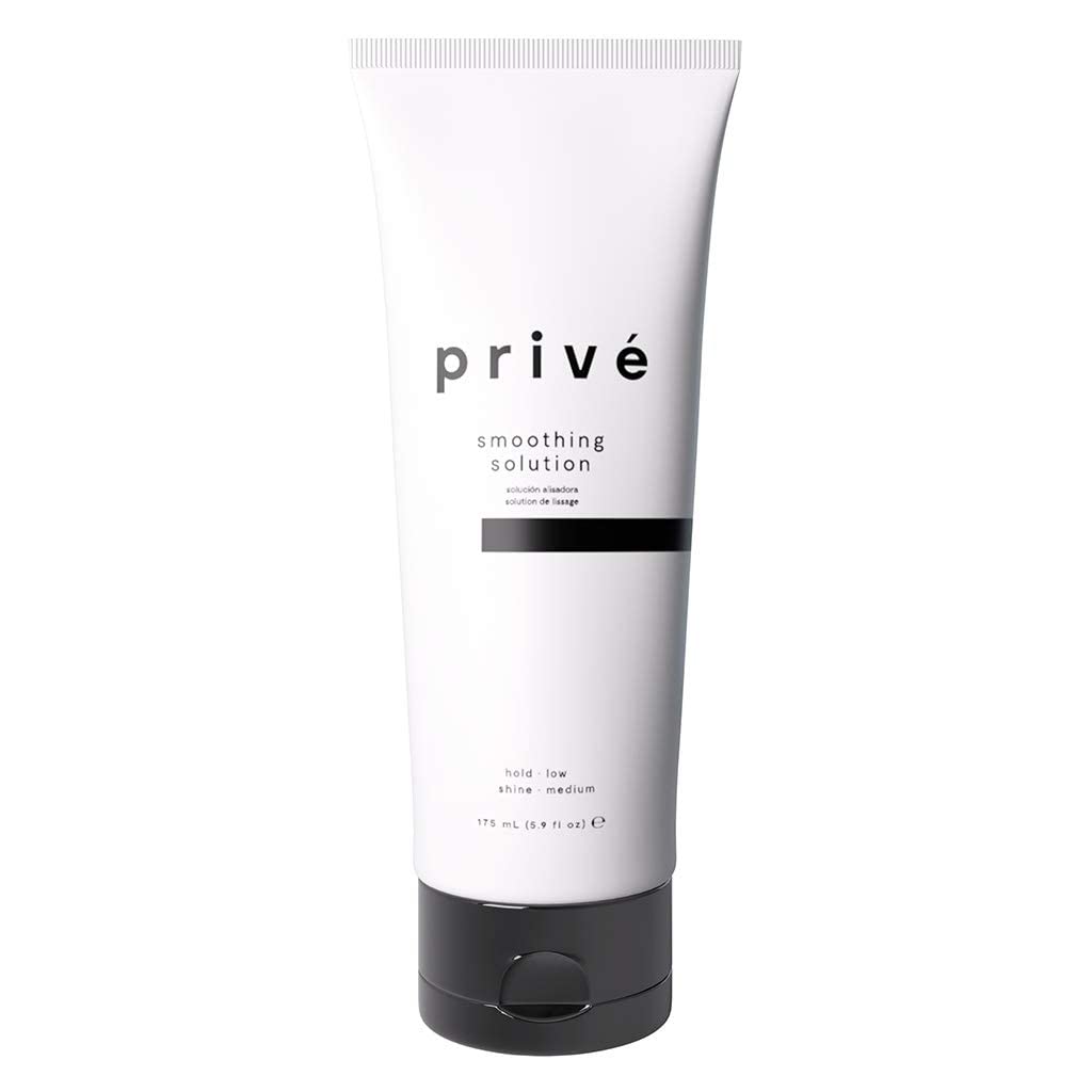 Privé Smoothing Solution - Lightweight Non-Greasy Formula with Baobab, Bamboo and Jojoba Proteins for Sleek Shiny Hair - Speeds Drying and Controls Flyaways - 5.9 oz