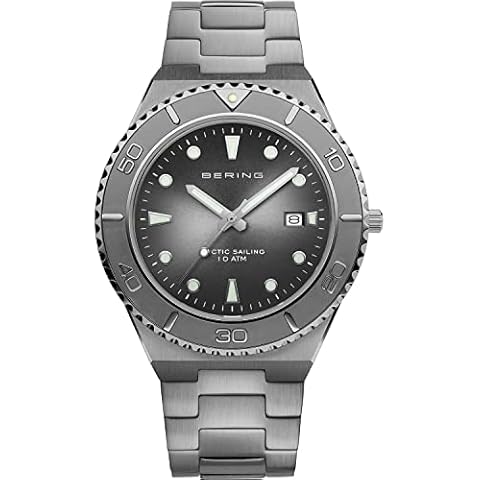 BERING Men's Classic Quartz Watch with Sapphire Cover