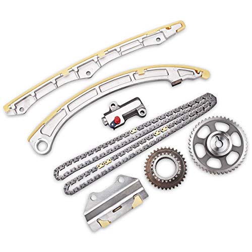 PUENGSI Engine Timing Chain Kit Replacement fit for Honda 2003-2007 Accord 2002-2009 CR-V 2003-2011 Element 2.4L 2354Cc L4 DOHC Eng Code K24A4 K24A8 K24A1 K24Z1