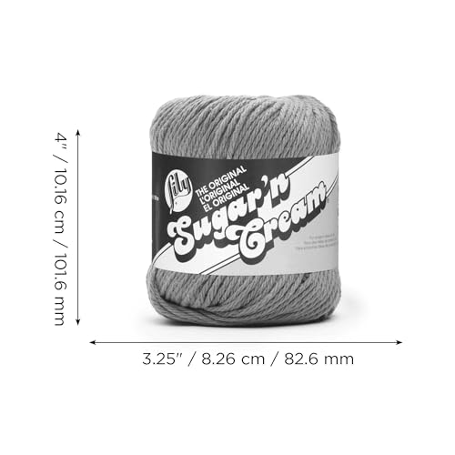 Lily Sugar N Cream Cones Jade Mist Yarn - 1 Pack of 400g/14oz - 100% Cotton - #4 Worsted (Medium) - 674 Yards - Knitting/Crochet - Image 5