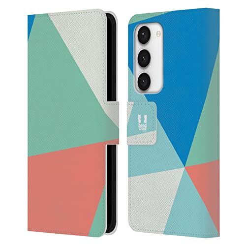 Étui portefeuille Samsung S23 5G en cuir avec protection écran intégrale