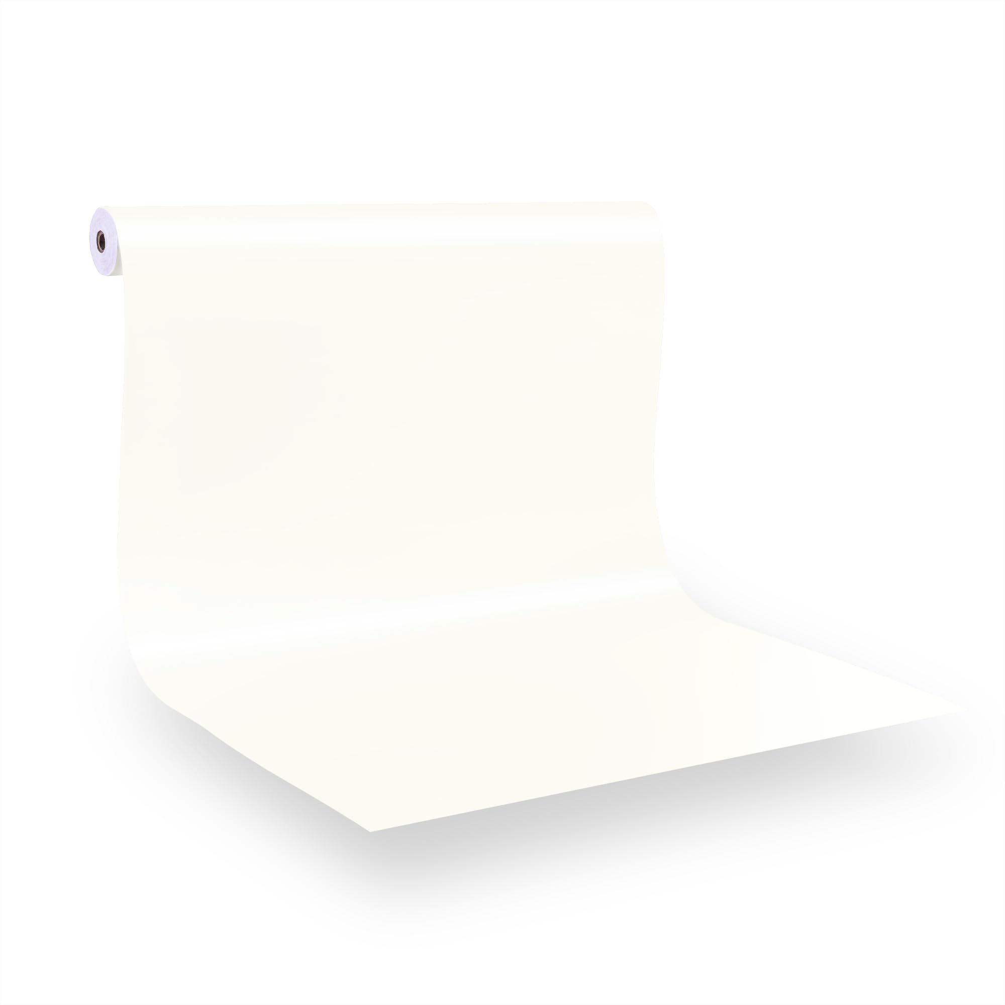 Lámina Adhesiva Autoadhesiva DecoMeister - Blanco Mate/Brillante - Para Muebles, Puertas, Cocina