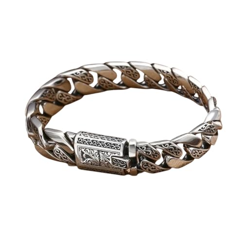 New 2026 Unisex The S925 Sterling Silver Eternal Rattan Tang Grass Bracelet Punk Fashion Pure Handmade Retro Trend Chain Price With You Accessories Trendy Best For Gift Women And Men