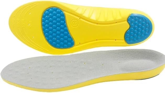 Sport Breathable Insole Soft Foot Care Shoe Inserts Pad Shoe Cool Deodorant Orthotic PU Insole Tool(Medium)