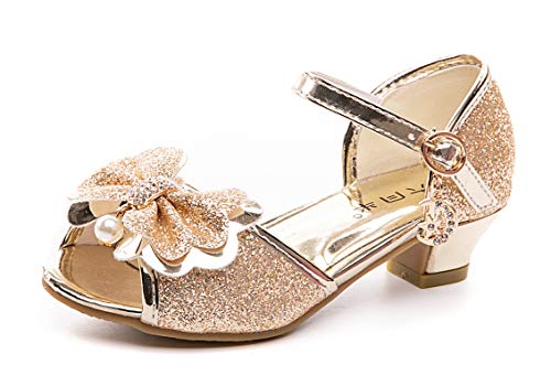 Little Kid's Girl's Glitter Pretty Party Dress Pumps Wedding Sandals(Toddler/Little Kid/Big Kid)
