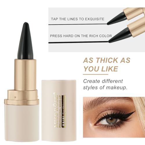 MISS ROSE M Gel Eyeliner Pack de 2 Lápices Negros miniatura 4