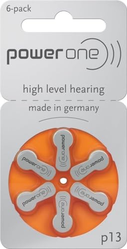 Image of Power One Hearing Aid Battery (Size 13, 60 Pieces)