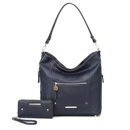Image of MKF Collection Shoulder Bag for Women, Vegan Leather Top-Handle Crossbody Bag Handbag Purse by Mia K