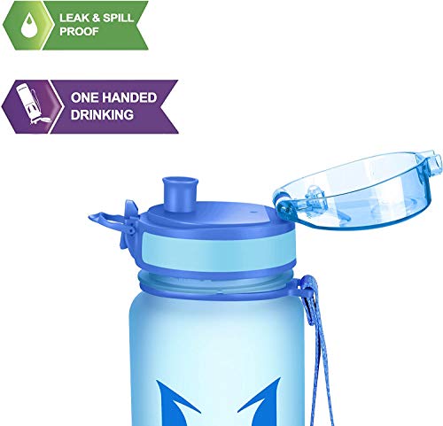 Super Sparrow Sports Water Bottle, 350ml, Non-Toxic BPA Free & Eco-Friendly Tritan Co-Polyester Plastic, for Running Gym - Image 3