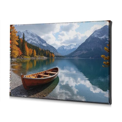 Toile decorative PKRD pour habiller un mur vide de petite salle de bain