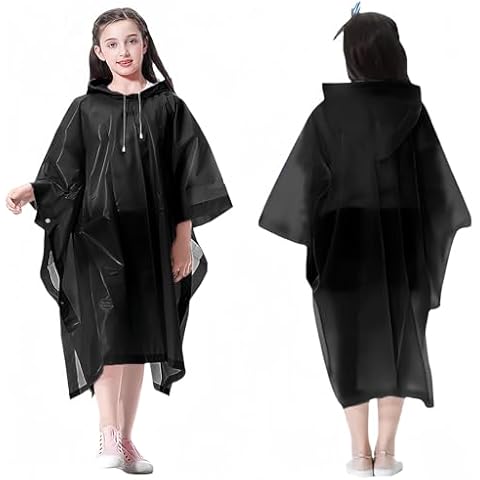Bosdontek Waterproof Kids Rain Poncho Cover