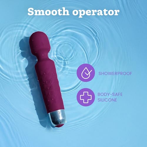 Image of Oliver James Wand Vibrator Sex Toy - 20 Patterns 8 Speeds Long Battery Life
