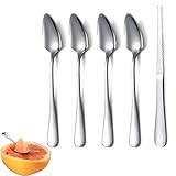 5-Teiliges Set Grapefruit Löffel,Grapefruitmesser,Grapefruitlöffel,Grapefruit Messer...