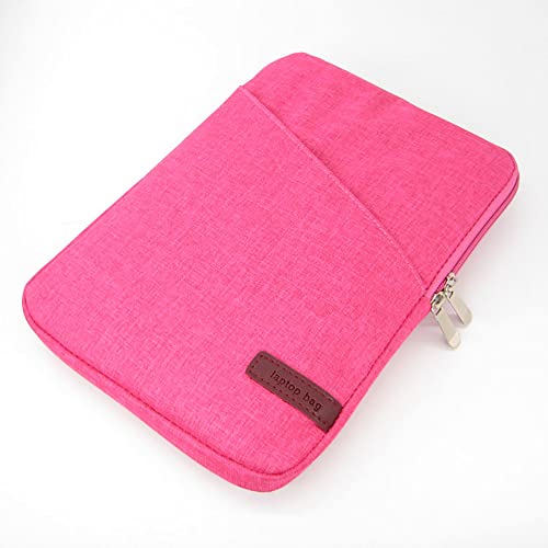 Water-Resistant Tablet Sleeve Case Protective Bag Portable Carring Pouch Compatible with GPD Win Max 2 10.1 inch (Rose)