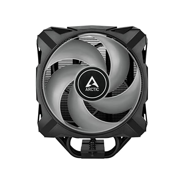 ARCTIC Freezer A35 RGB - Disipador de CPU de Torre única específico para AMD con RGB, Ventilador P de 120 mm con presión optimizada, 200-1700 RPM, 4 heatpipes, Incl. Pasta térmica MX-5 - Negro - Image 3