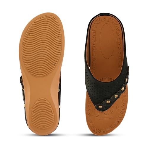 Image of Centrino Women's Sandals | Soft Cushioned Footbed for Extra Comfort | Stylish & Elegant Look for Ladies | Fashionable & Durable Sandal Comfort & Quality (9466)