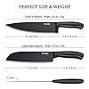 Bravedge Kitchen Knives, 8'' Chef Knife and 7'' Santoku Knife, 2-Piece Professional Chef Knife Set with High Carbon Stainless Steel Blade and Ergonomic Handle, Knives Set for Kitchen with Gift Box
