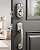 WiFi Smart Lock with Camera - Keyless Entry Deadbolt with Handle Set, 5-in-1 Camera+Doorbell+Fingerprint+Keypad, App Control, Auto Lock, Easy Install, Waterproof for Front Door, Satin Nickel