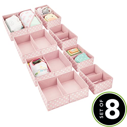 Mdesign 08986MDB Fabric Drawer Organizer Bins thumb #1